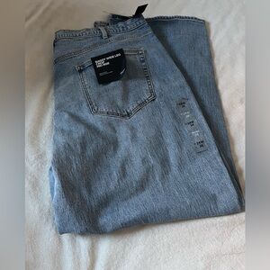 NWT Silver Jeans Baggy Wide Leg Crop Mid Rise Jeans